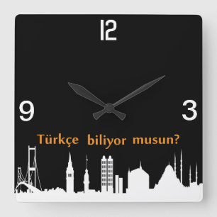 Horloge Skyline turque