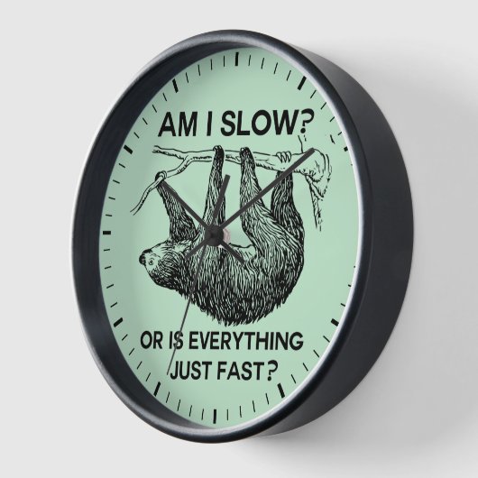 Horloge Sloth à I Slow ? (Angle)