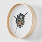 Horloge Sloth Randonnée avec l'équipe de boisson (Angle)