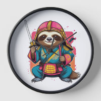 Sloth Samurai Halloween unique Ninja Décor guerrie