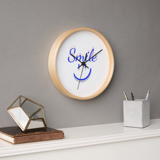 Horloge Smile - Répandre la Positivité et le Bonheur (Bureau)