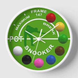 Horloge Snooker Players Maximum Break Clock