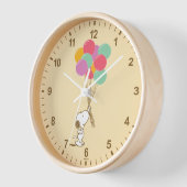 Horloge Snoopy et ballons (Angle)