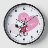 Horloge Snoopy Hugs & Kisses (Recto)