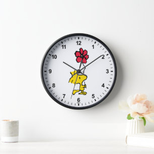 Horloge Snoopy So Sweet Flower Motif