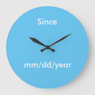 Horloge sobre de date