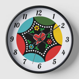 Horloge Soirée de Noël et cadeaux portugais