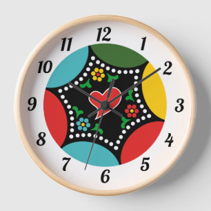 Horloge Soirée de Noël et cadeaux portugais