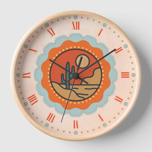 Horloge Soleil désert (Recto)