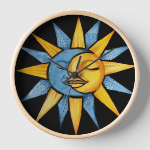 Horloge Soleil et Lune