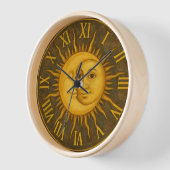 Horloge Soleil et Lune (Angle)
