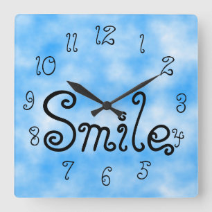 Horloge souriante