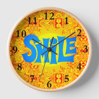 Horloge Sourire au soleil