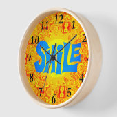 Horloge Sourire au soleil (Angle)