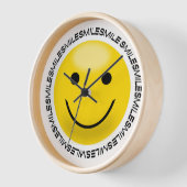 Horloge Sourires amusants (Angle)