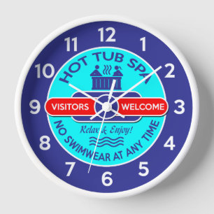Horloge Spa bain chaud - Pas de maillot de bain