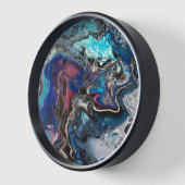 Horloge spatiale bleue (Angle)