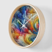 Horloge Spectre Abstrait contemporain (Angle)