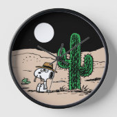 Horloge Spike dans un désert illuminé par la Lune (Recto)