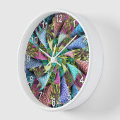 Horloge Spirale fractale texturée (Angle)