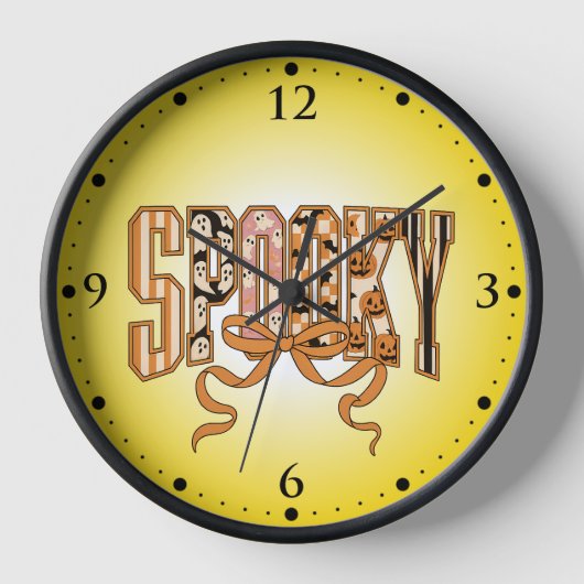 Horloge Spooky Coquette Halloween Aesthetic-66166 (Recto)