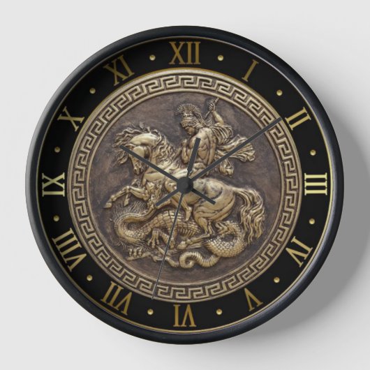 Horloge St. George pose le mur du dragon (Recto)