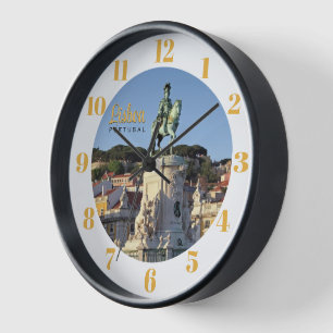 Horloge Statue équestre du roi José I, Lisbonne