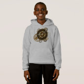 Horloge Steampunk avec des engrenages anciens (Devant entier)