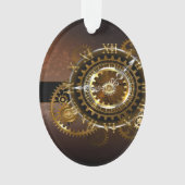 Horloge Steampunk avec des engrenages anciens (devant)
