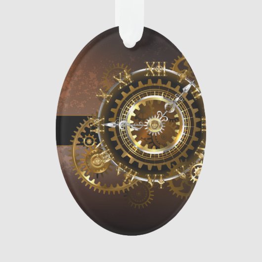 Horloge Steampunk avec des engrenages anciens (devant)