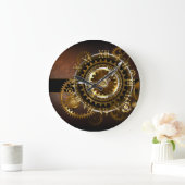 Horloge Steampunk avec des engrenages anciens (Maison)