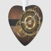 Horloge Steampunk avec des engrenages anciens (devant)