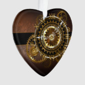 Horloge Steampunk avec des engrenages anciens (devant)