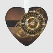 Horloge Steampunk avec des engrenages anciens (dos)