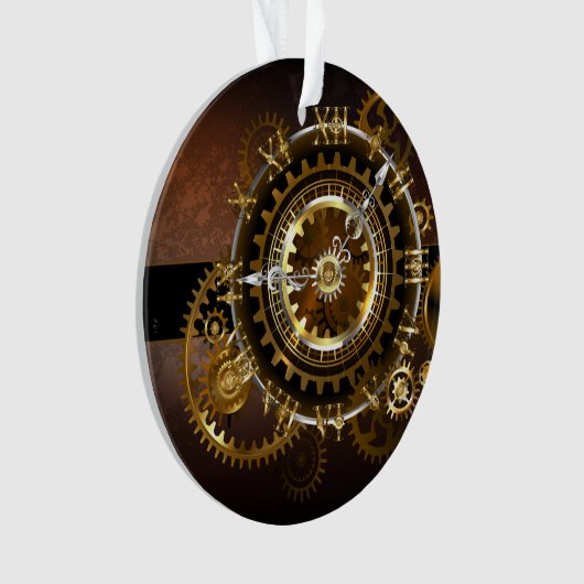 Horloge Steampunk avec des engrenages anciens (devant)