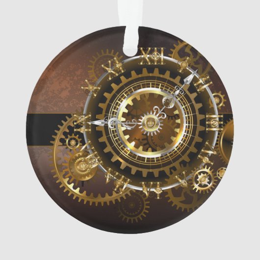 Horloge Steampunk avec des engrenages anciens (dos)