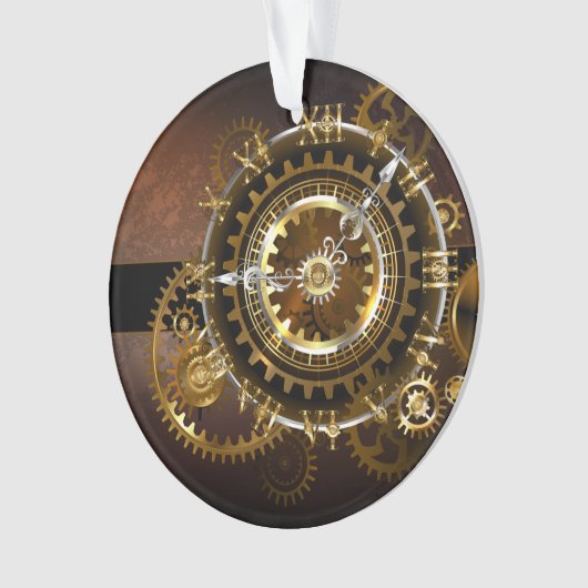 Horloge Steampunk avec des engrenages anciens (devant)