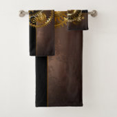 Horloge Steampunk avec des engrenages anciens (En situation)