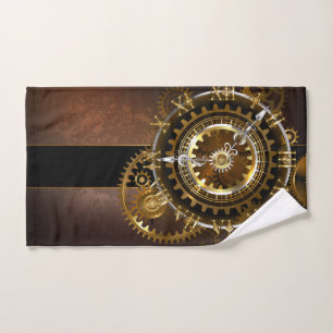 Horloge Steampunk avec des engrenages anciens