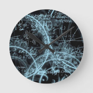 horloge style mathématique