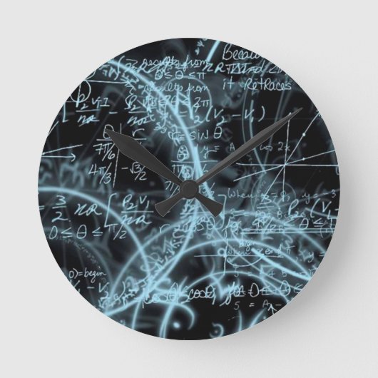 horloge style mathématique (Recto)
