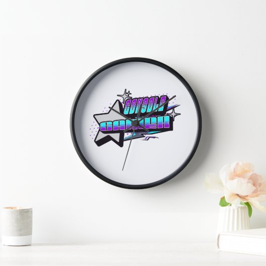 HORLOGE STYLE Y2K DE CONSOLE GAMER (Maison)