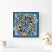 horloge succulente (Maison)