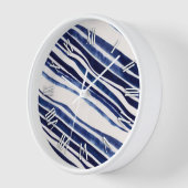 Horloge Summer Navy Blue Boat Populaire Stripes Collection (Angle)