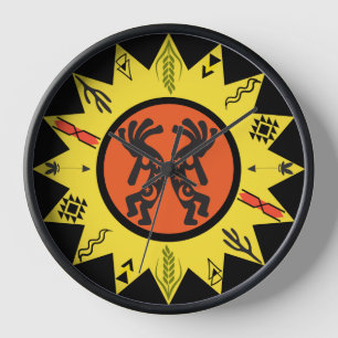 Horloge Sun Kokopelli Arizona Native American
