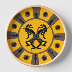 Horloge Sun Kokopelli du sud-ouest