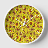 Horloge Sunflower Wall Clock (Recto)