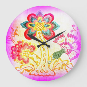 horloge super de palmier de hippie-style