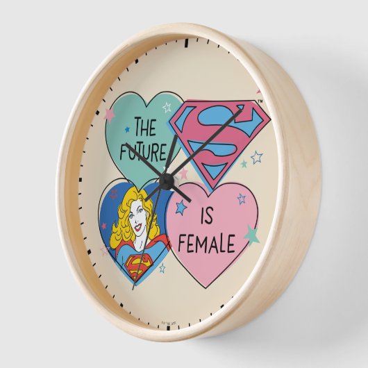 Horloge Supergirl "L'avenir est féminin" (Angle)