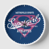 Horloge Supergirl Metropolis Sports Athlétisme Graphique (Recto)